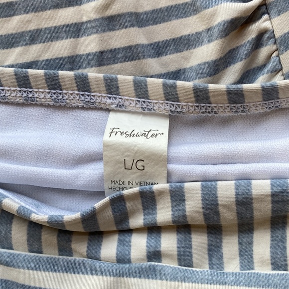 Two piece nautical stripe tankini set - Picture 2 of 7